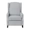 Flash Furniture Gray Wingback Reclining Chair with Nailhead Trim BO-BS7002-1-GY-GG - alternate 9